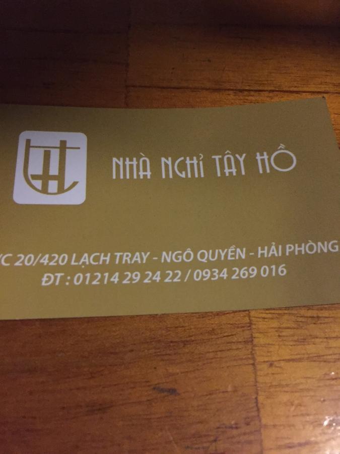 Motel Tay Ho Hai Phong Exterior foto